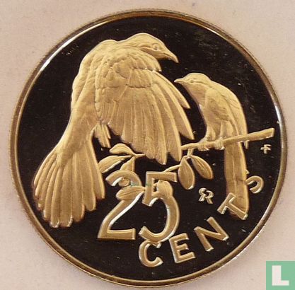 Îles Vierges britanniques 25 cents 1974 (BE) - Image 2