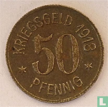 Leer 50 pfennig 1918 - Afbeelding 1