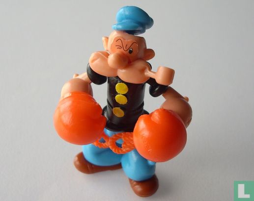Popeye avec gants de boxe orange - Image 1