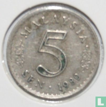 Malaysia 5 Sen 1980 - Bild 1