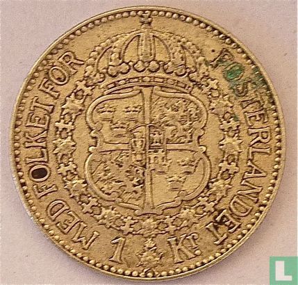 Zweden 1 krona 1923 - Afbeelding 2