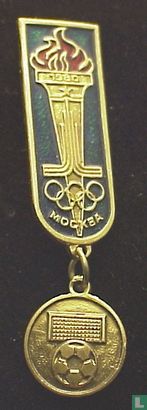 Moscow Olympics 1980 soccer badge