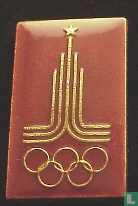Olympics Moscow 1980 visitor´s badge