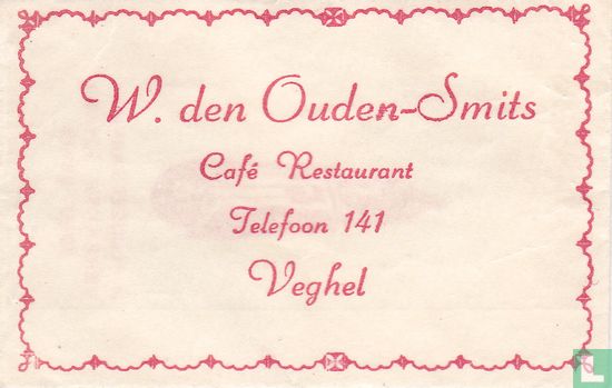 W. den Ouden-Smits Café Restaurant