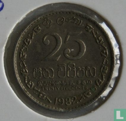 Sri Lanka 25 Cent 1982 - Bild 1