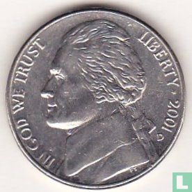 United States 5 cents 2001 (D) - Image 1