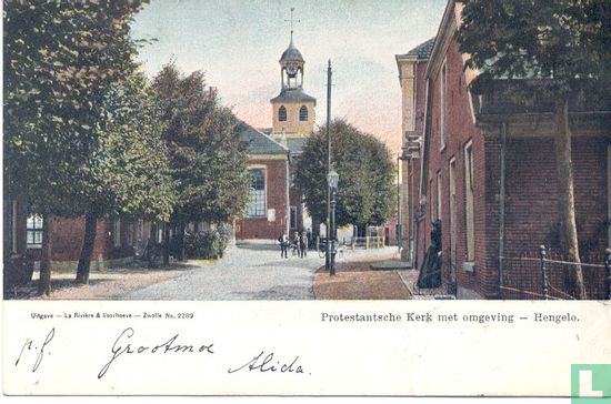 Protestantsche Kerk met omgeving - Afbeelding 1