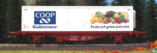 Containerwagen SJ "COOP"