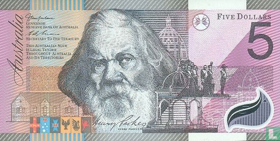 Australie 5 Dollars 2001 - Image 1