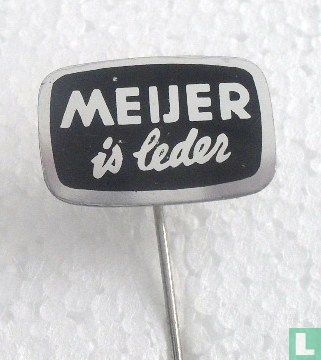 Meijer is leder [zwart]