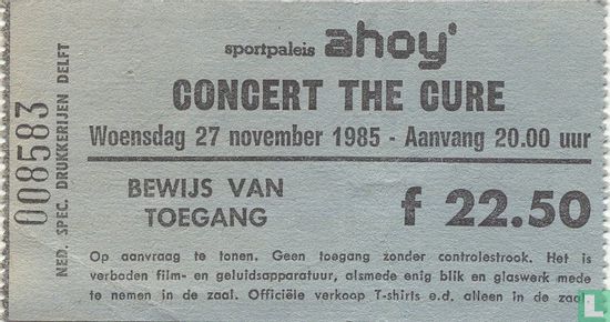 19851127 Concert The Cure