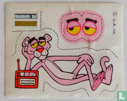 Pink Panther met radio - Afbeelding 1