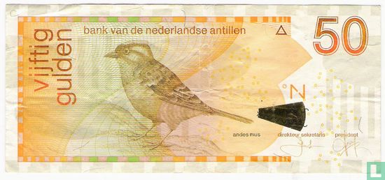 Antilles néerlandaises 50 florins - Image 1