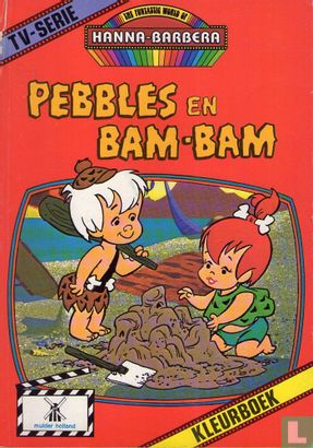 Pebbles en Bam-Bam Kleurboek  - Afbeelding 1
