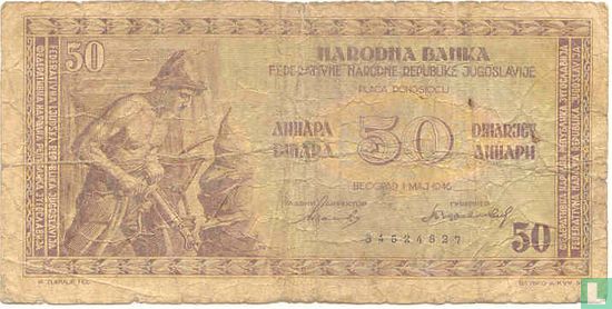 Yugoslavia 50 Dinara 1946 - Image 1