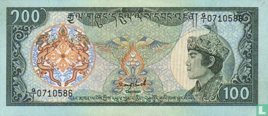 Bhutan 100 Ngultrum ND (1986)