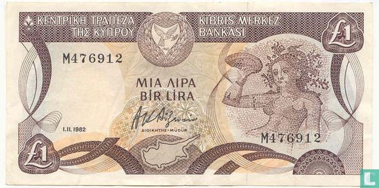 Cyprus 1 Pound 1982 - Image 1