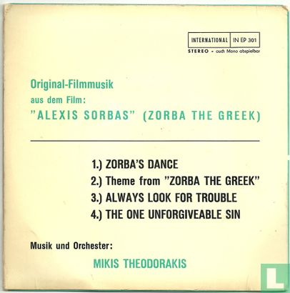 Zorba the Greek "Alexis Sorbas" - Afbeelding 2