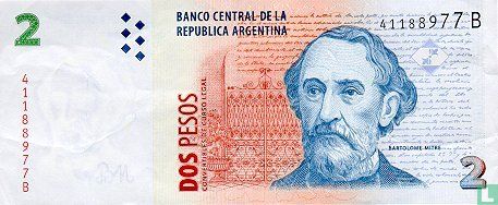 Argentinië 2 Pesos 1997 - Afbeelding 1