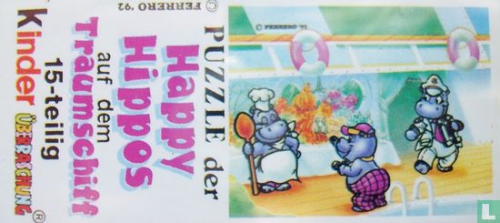 Puzzel - Happy Hippos aus dem Traumschiff - Image 1