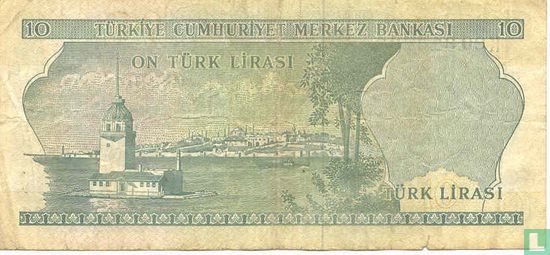 Turkey 10 Lira ND (1975/L1970) - Image 2