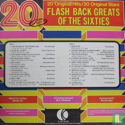20 Flash Back Greats of the Sixties - Bild 2
