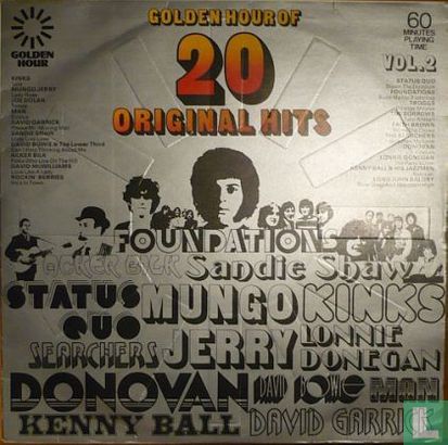 Golden Hour of 20 Original Hits Vol. 2 - Afbeelding 1