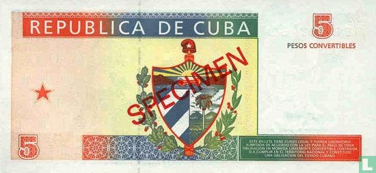 Cuba 5 Pesos convertibles - Image 2