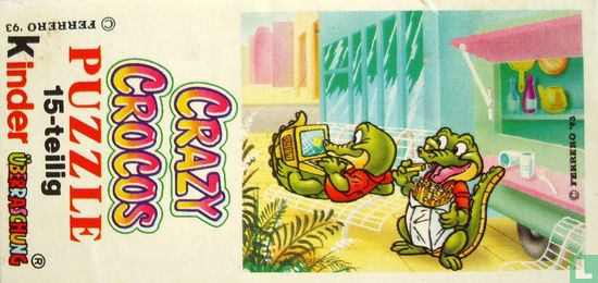 Crazy Crocos puzzel (rechts/boven) - Image 1