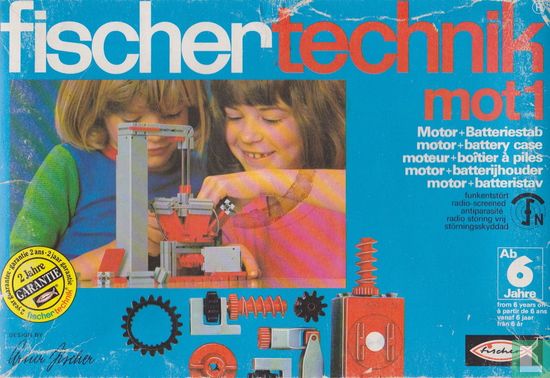 30170 fischertechnik mot. 1 (1e serie) (1975-1981) - Image 1