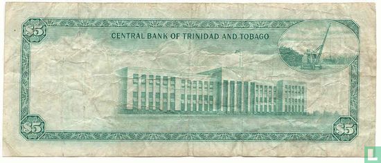 Trinité-et-Tobago 5 dollars (VE Bruce) - Image 2