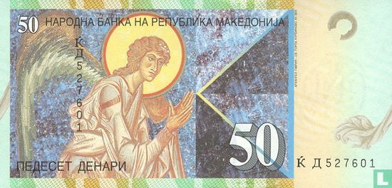 Mazedonien 50 Denari 2001 - Bild 2