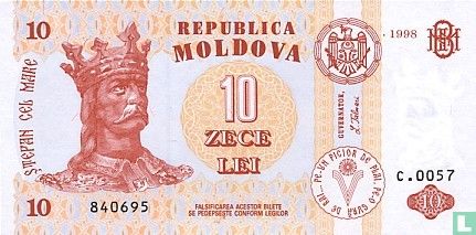 Moldavie 10 Lei 1998 - Image 1