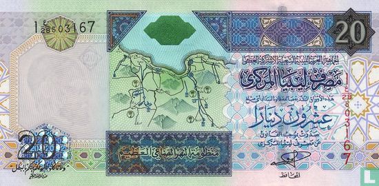 Libyen 20 Dinar - Bild 1