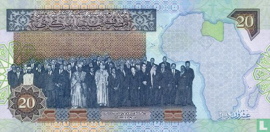 Libyen 20 Dinar - Bild 2