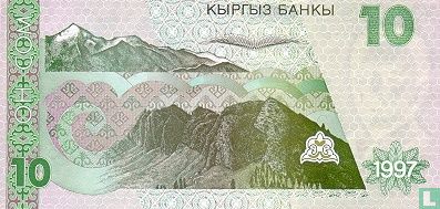 Kyrgyzstan 10 Som 1997 - Image 2
