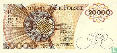 Polen 20.000 Zlotych 1989 - Afbeelding 2