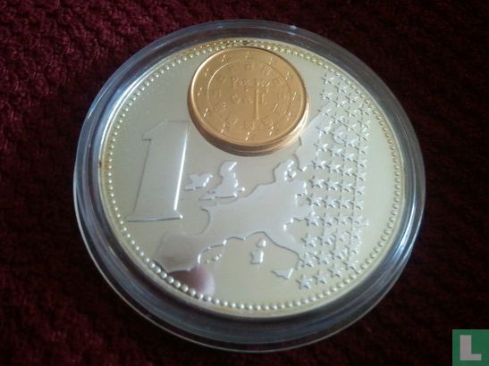 Portugal 1 euro 2002 "The New European Currency" - Afbeelding 1