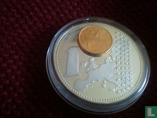 Griekenland 1 euro 2002 "The New European Currency" - Image 1