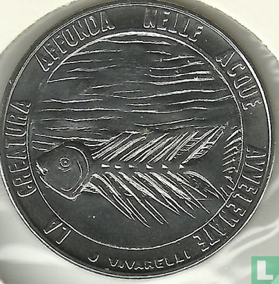 San Marino 100 lire 1977 "Creature sinks in the poisoned waters" - Image 2