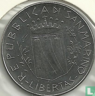 San Marino 100 lire 1981 "Peace" - Afbeelding 2