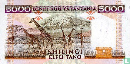 Tanzanie Shilingi 5000 - Image 2