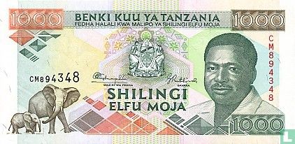 Tanzania 1000 Shilingi - Afbeelding 1