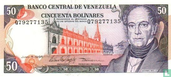 Venezuela 50 Bolívares 1995 - Image 1