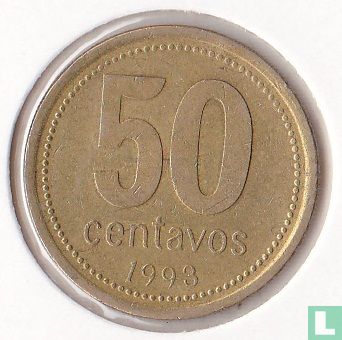 Argentina 50 centavos 1993 (type 1) - Image 1