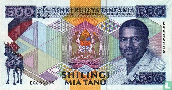 Tanzania 500 Shilingi - Image 1