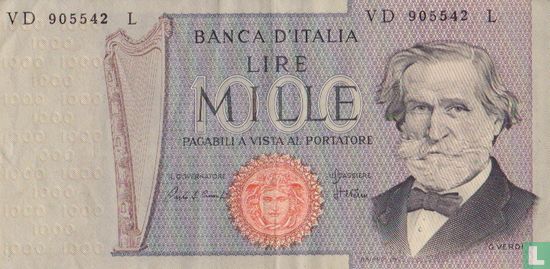 Italy 1000 Lire - Image 1