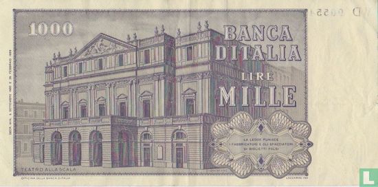 Italië 1000 Lire - Afbeelding 2