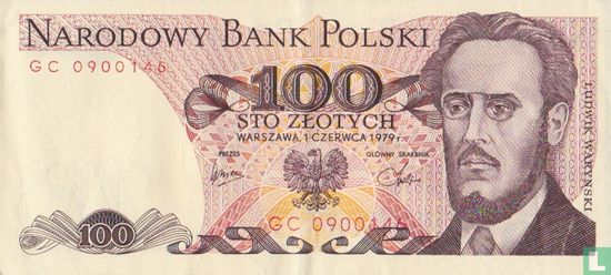 Polen 100 Zlotych 1979 - Afbeelding 1