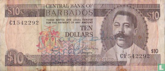 Barbados 10 Dollars - Afbeelding 1